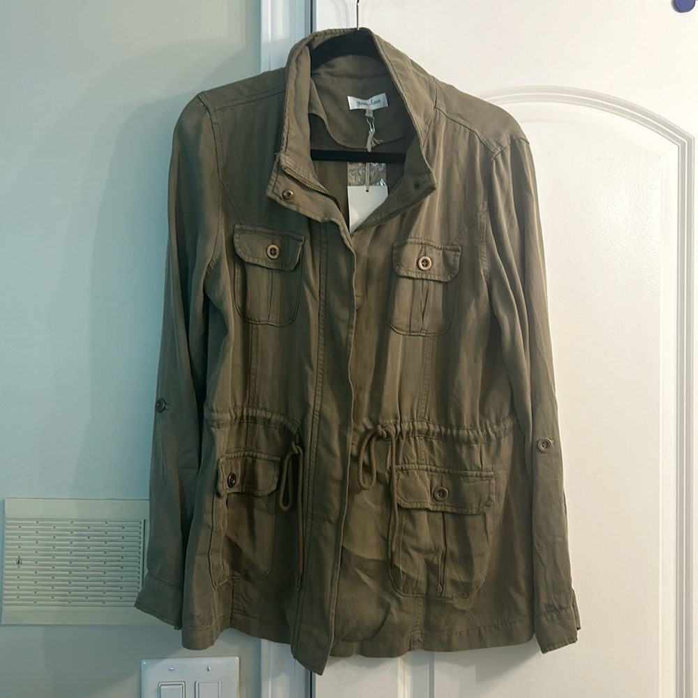 Grace and Lace tencel jacket sz L